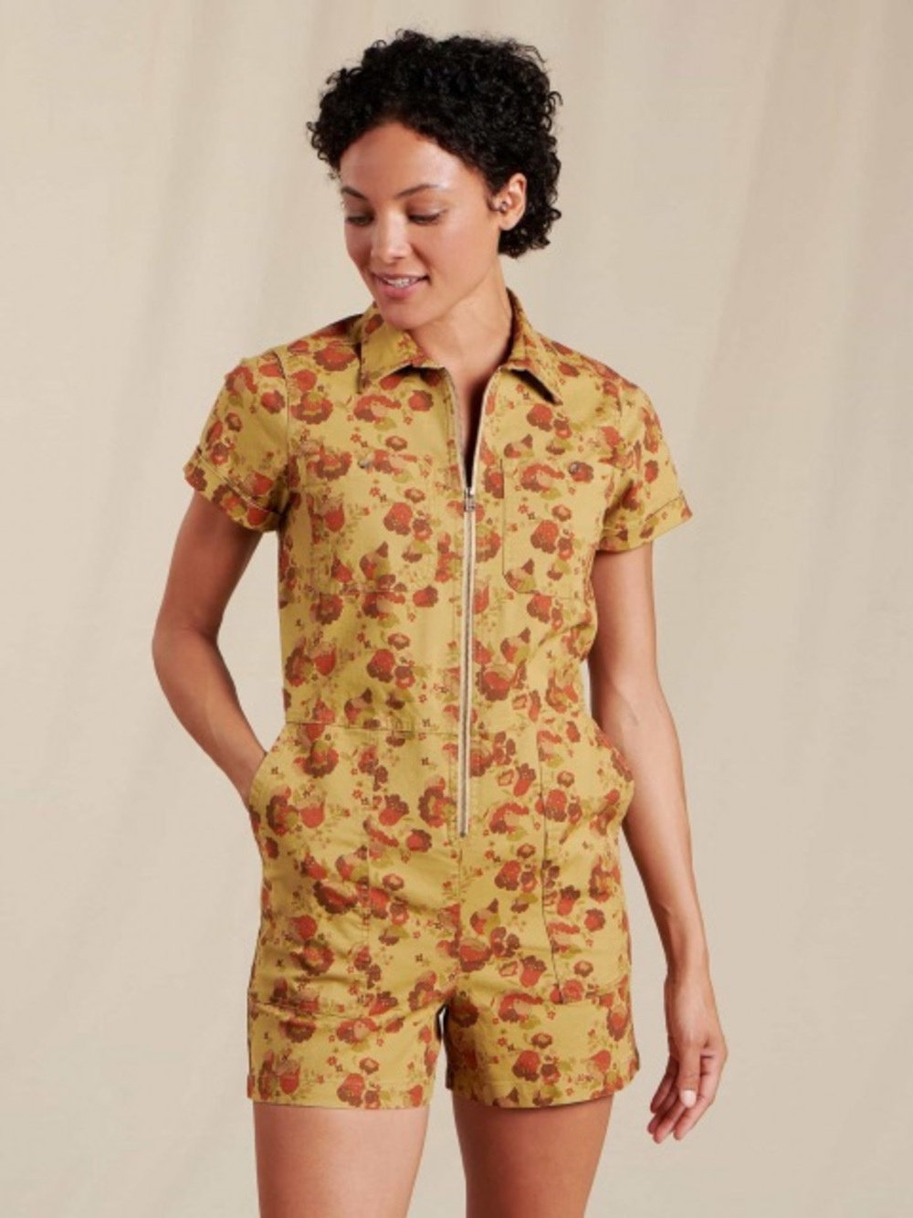Toad&Co Earthworks Garage Shortie romper - Picture 2 of 5